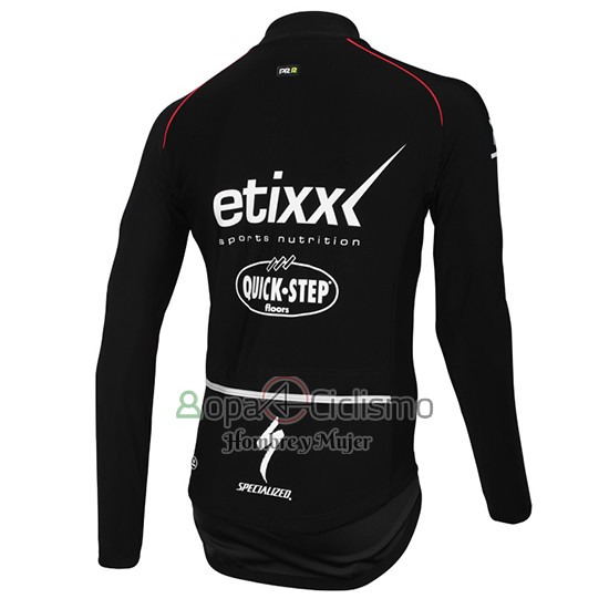 Etixx Quick Step Ropa Ciclismo Culotte Largo 2015 Mangas Largas Ettix Quick Step Negro